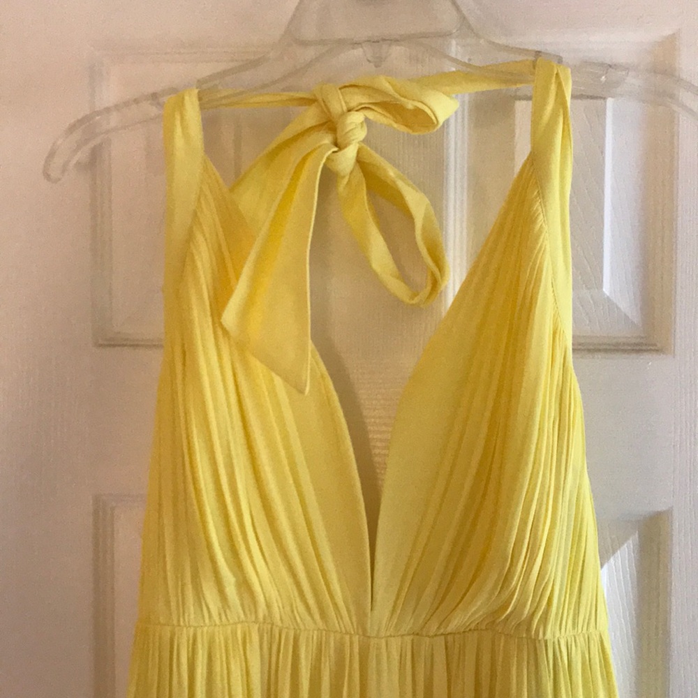 Floor length wedding guest dress